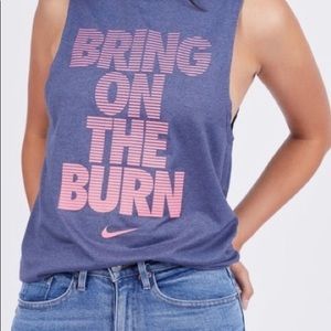 Nike pink and purple dri fit tank top women’s xs